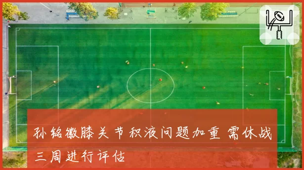 孙铭徽膝关节积液问题加重 需休战三周进行评估